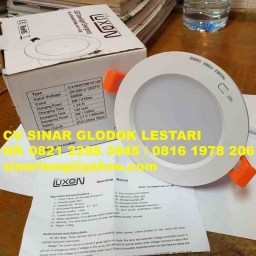 Lampu Emergency LED Round Downlight 6W 6000K Luxon